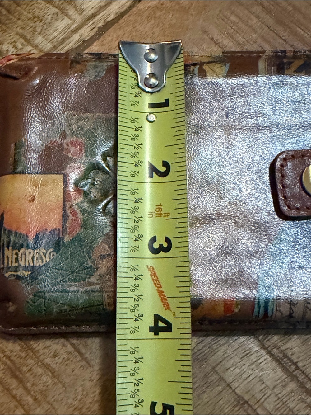 Patricia Nash Phone Crossbody Bag Farleigh Leather Built In Wallet Purse NWOT - Picture 9 of 10